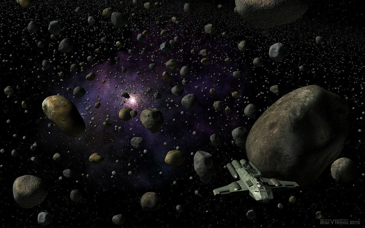 Asteroid Belt Between Mars And Jupit HD Wallpaper, Backgrounds Image