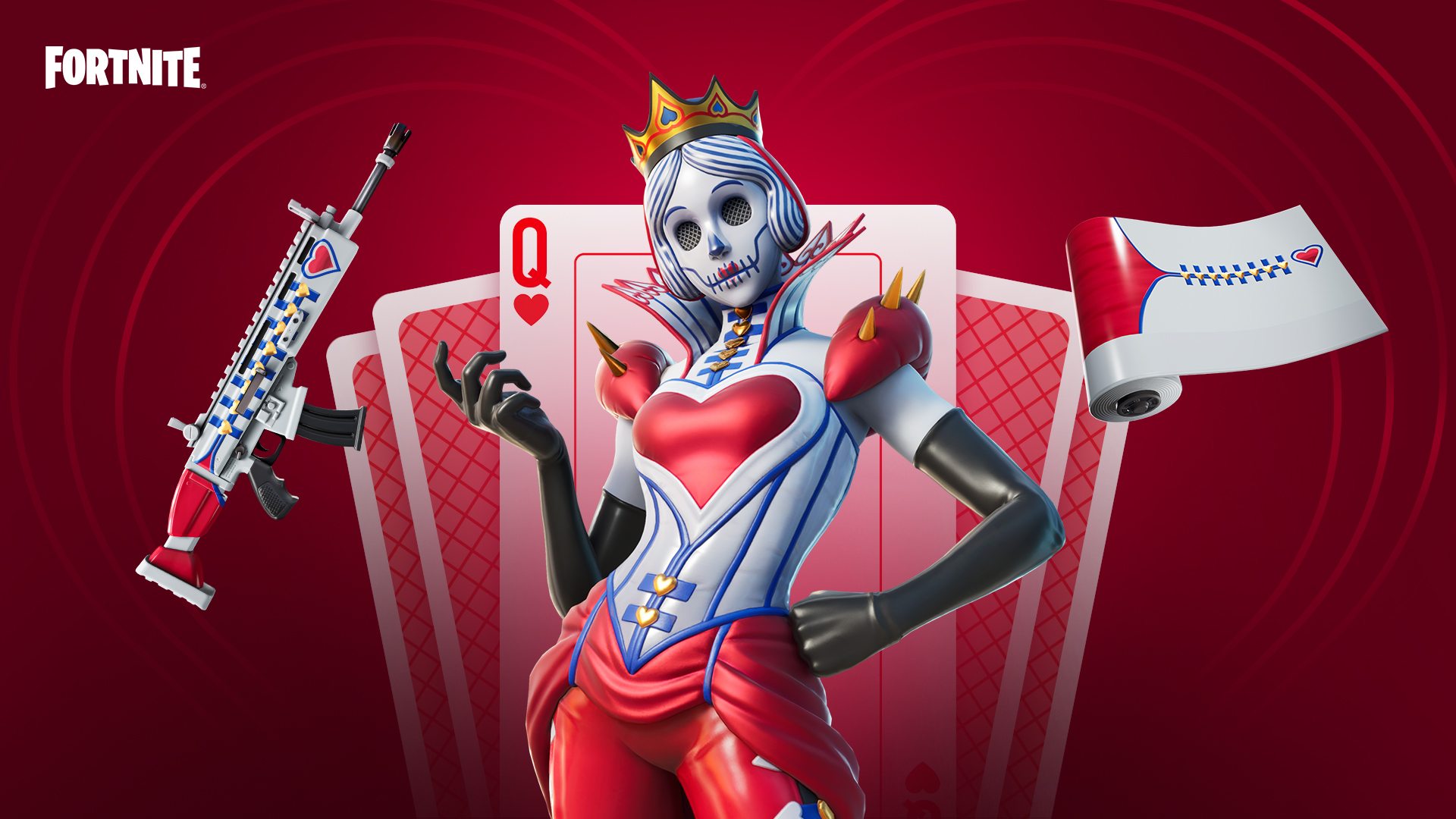 Queen of Hearts Fortnite wallpapers