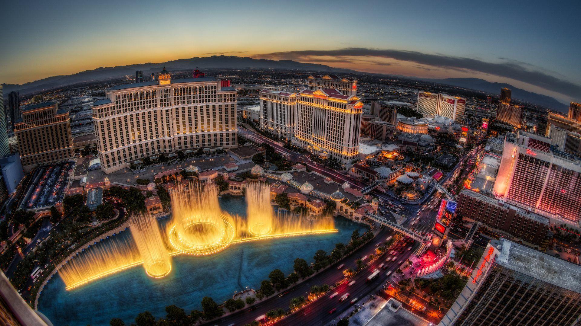 Bellagio Fountains HD Wallpapers