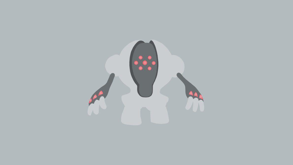 Minimalistic Wallpaper: Registeel