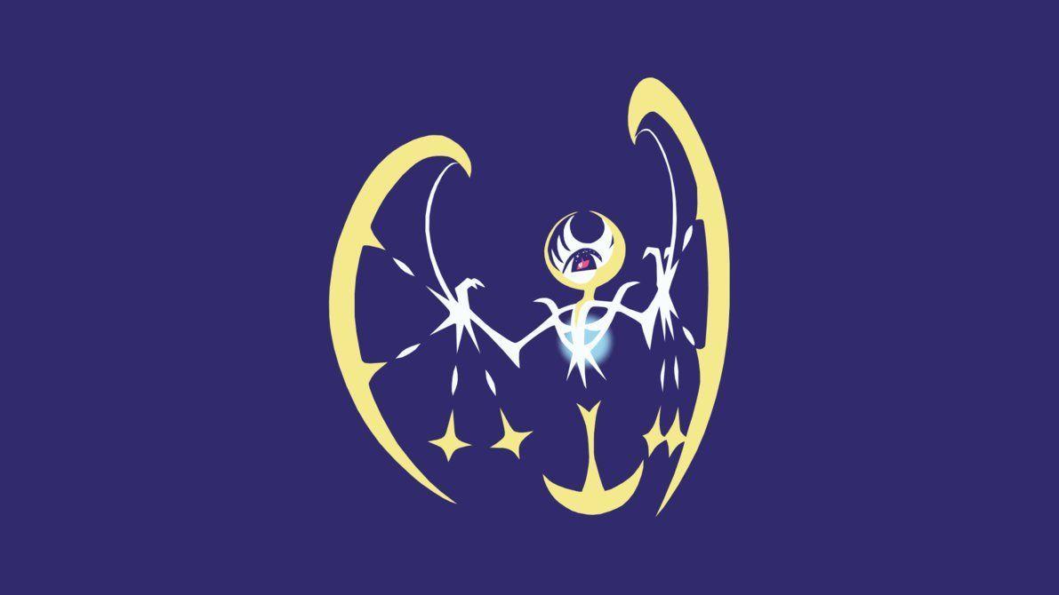 Minimalistic Wallpaper: Lunala