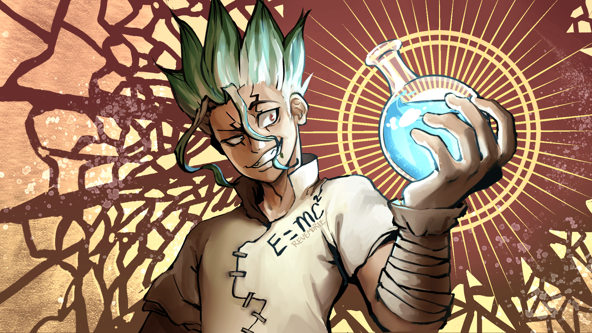 Dr Stone Senku Fanart : drawing