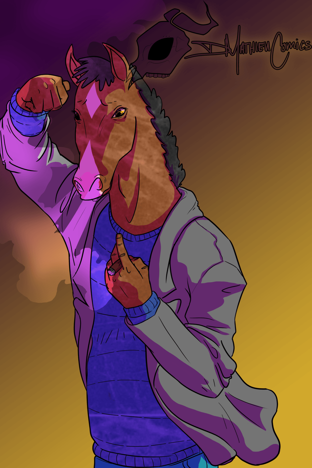 Bojack Horseman by DMathieuCassendo