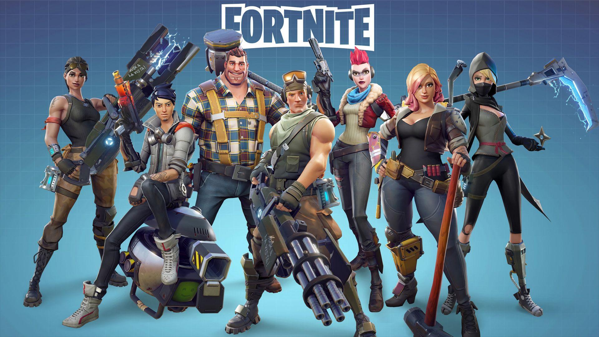 Battle Royale w Fortnite. Wallpapers from Fortnite