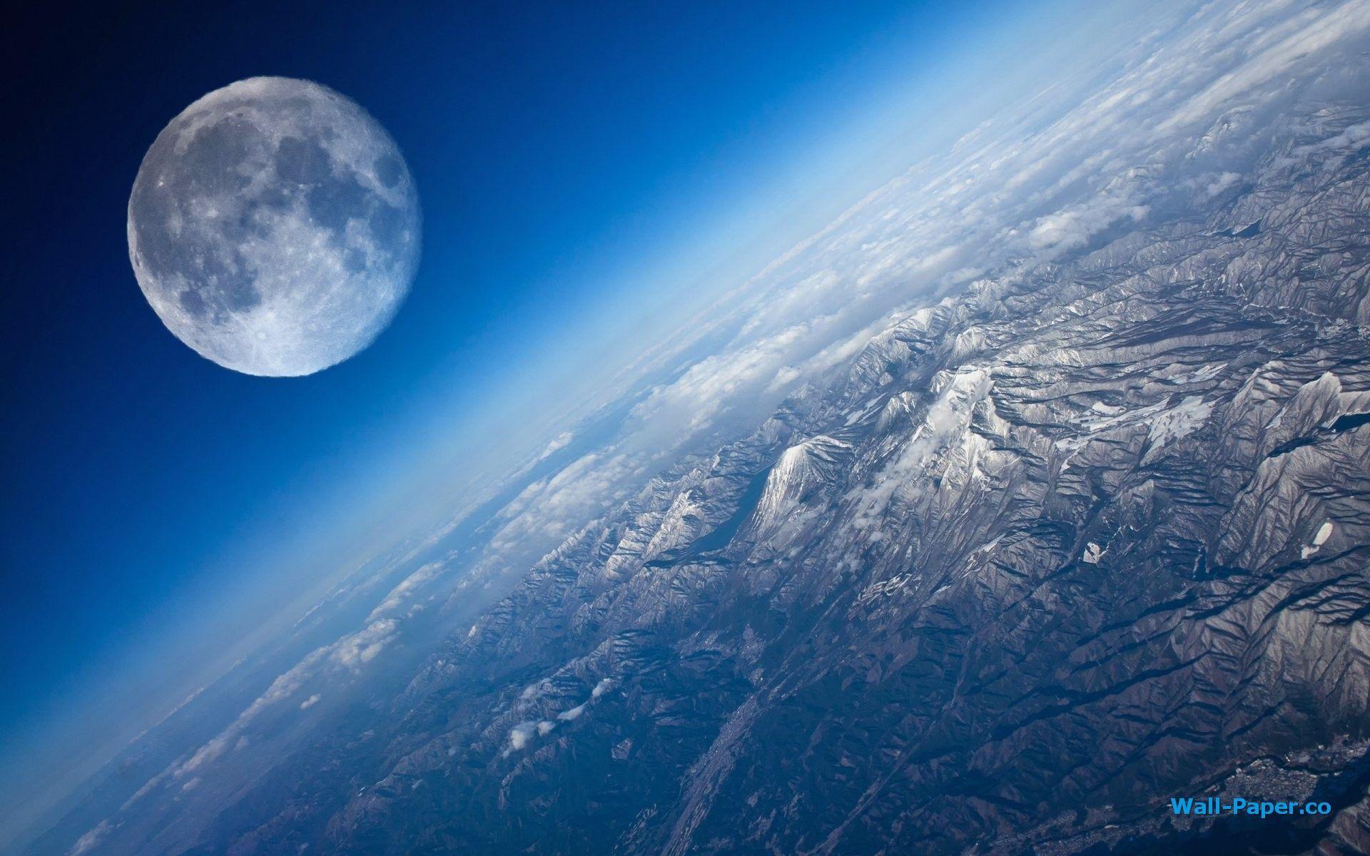 Wallpapers For > Earth From Moon Wallpapers Hd