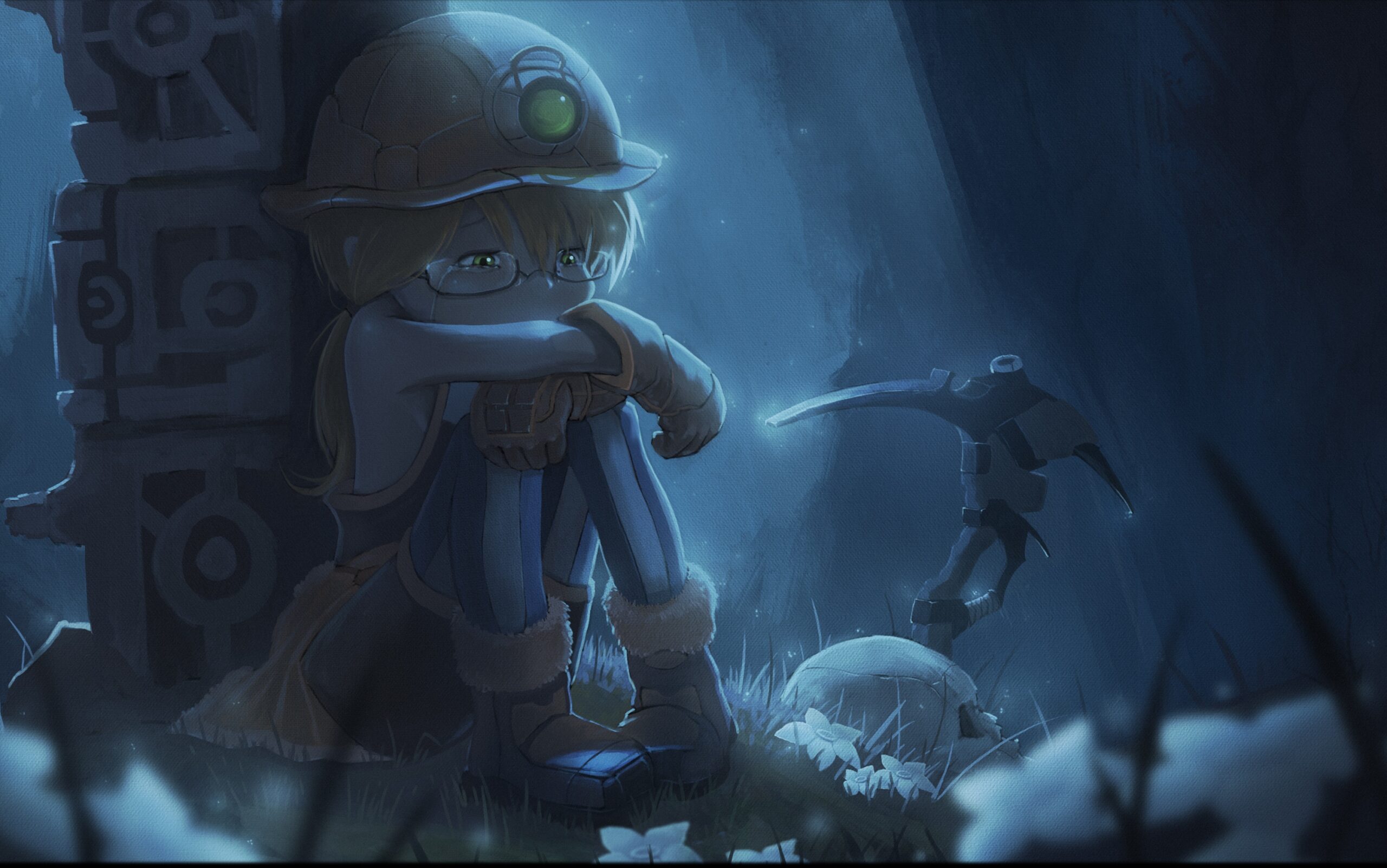 Wallpapers : Riko Made in Abyss, Made in Abyss, pickaxes, Miner