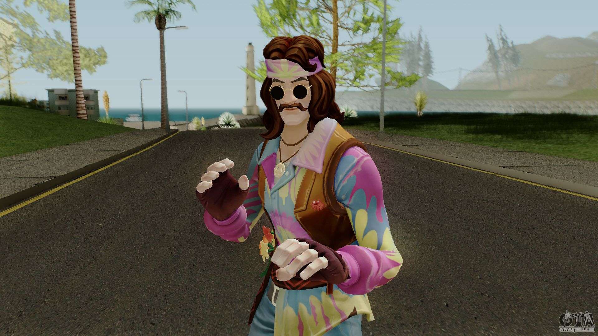 Fortnite Hippie Far Out Man for GTA San Andreas