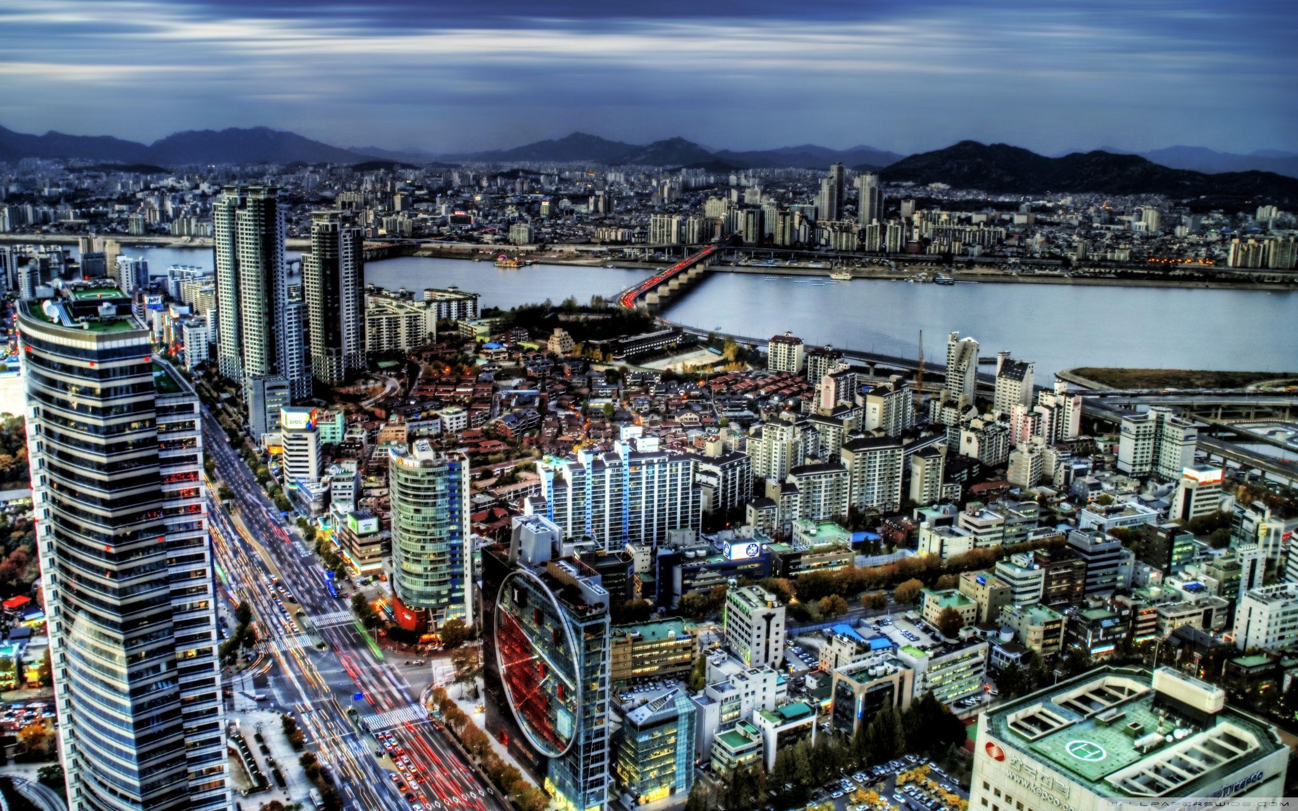 Seoul Panorama, South Korea HD desktop wallpapers : High Definition