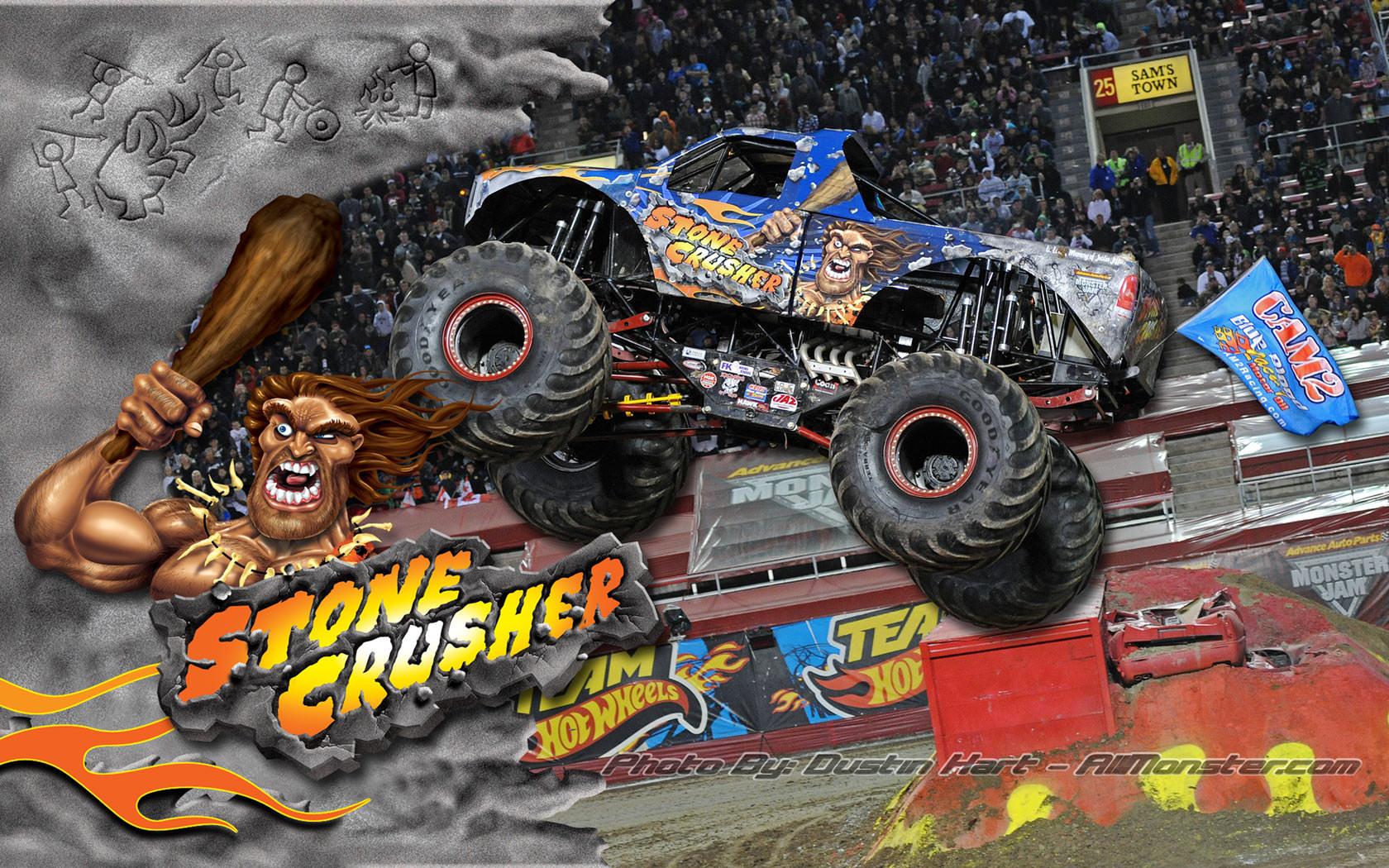 Stone Crusher Monster Truck Wallpapers