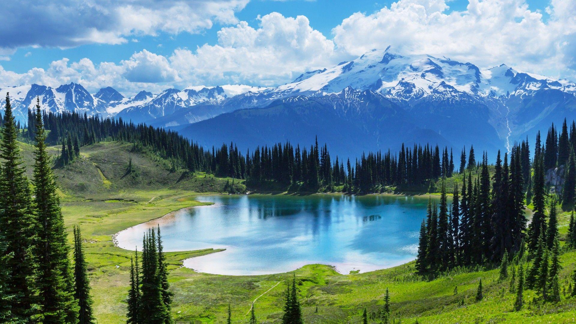 Moraine Lake Canada Banff National Park Wallpapers