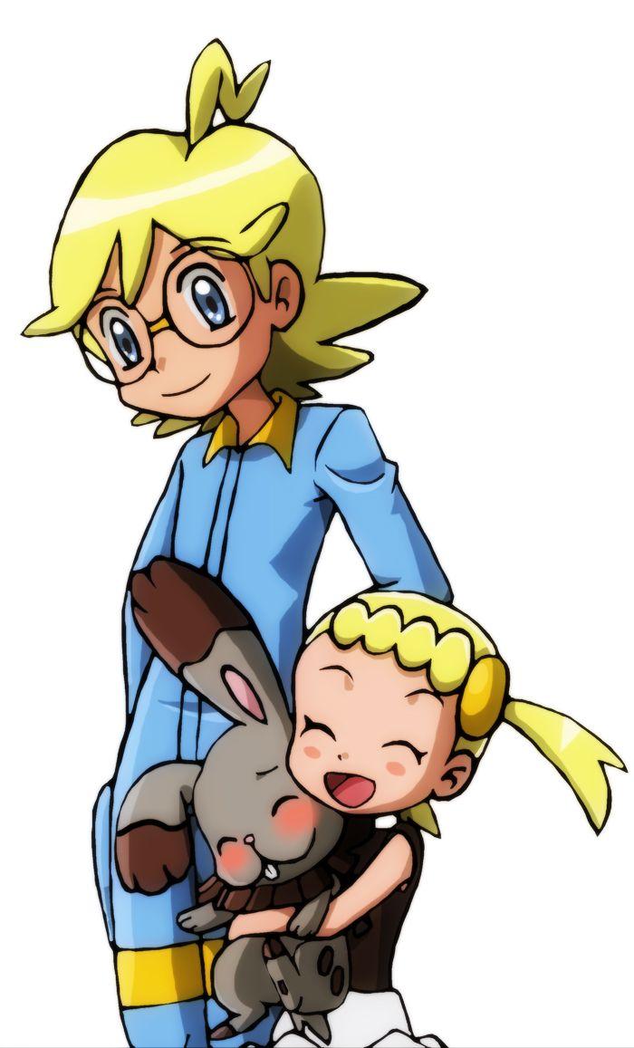 Clemont, Bonnie and Bunnelby by KawaiiHarukaChan.deviantart on