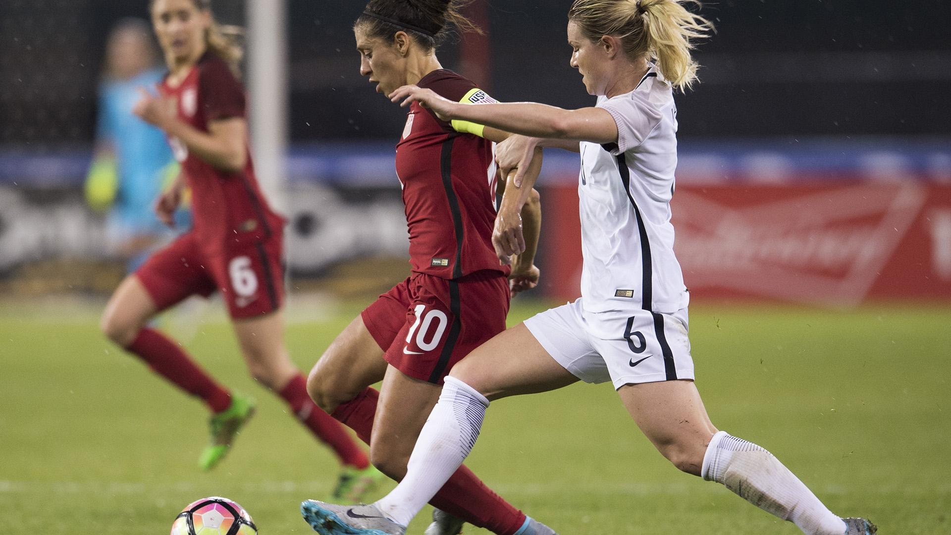 Amandine Henry and France win the SheBelieves Cup