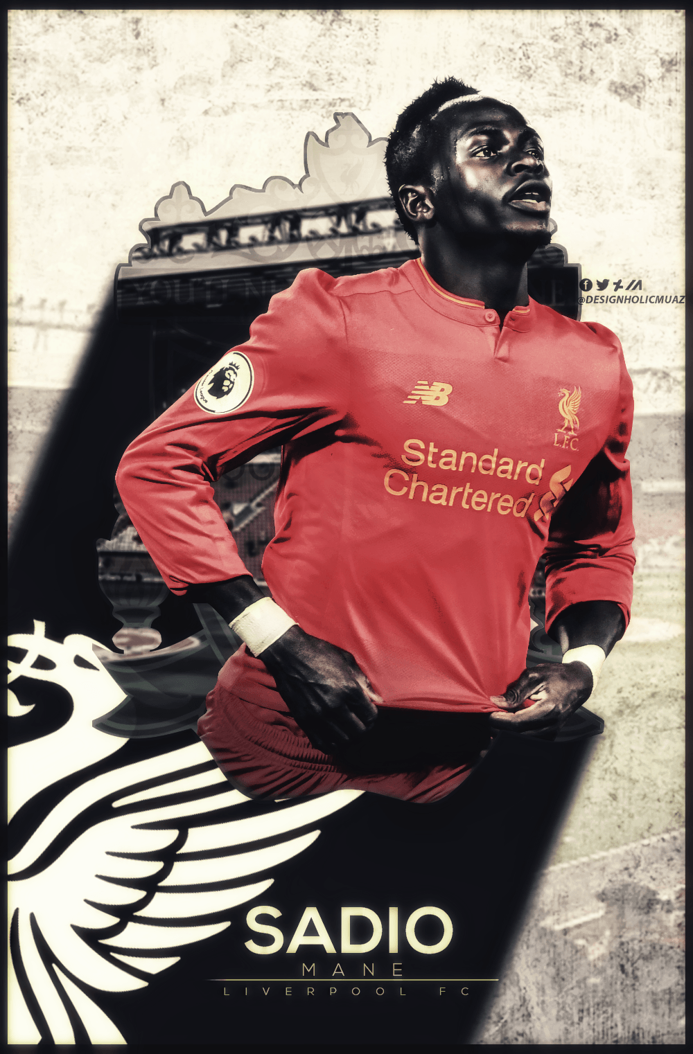 Sadio Mane Lockscreen by muajbinanwar