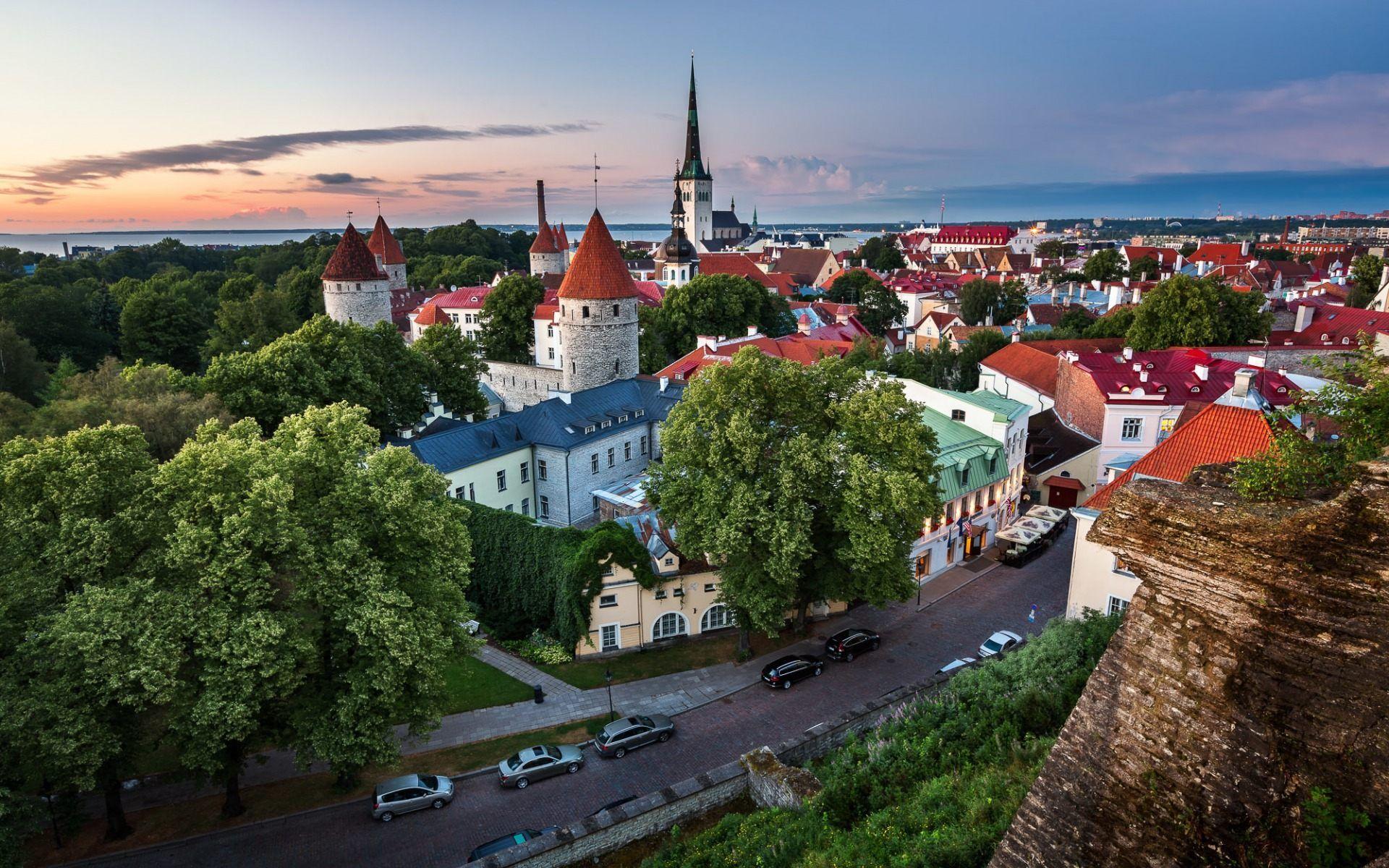 Tallinn Estonia Old Town Wallpapers HD Download Desktop