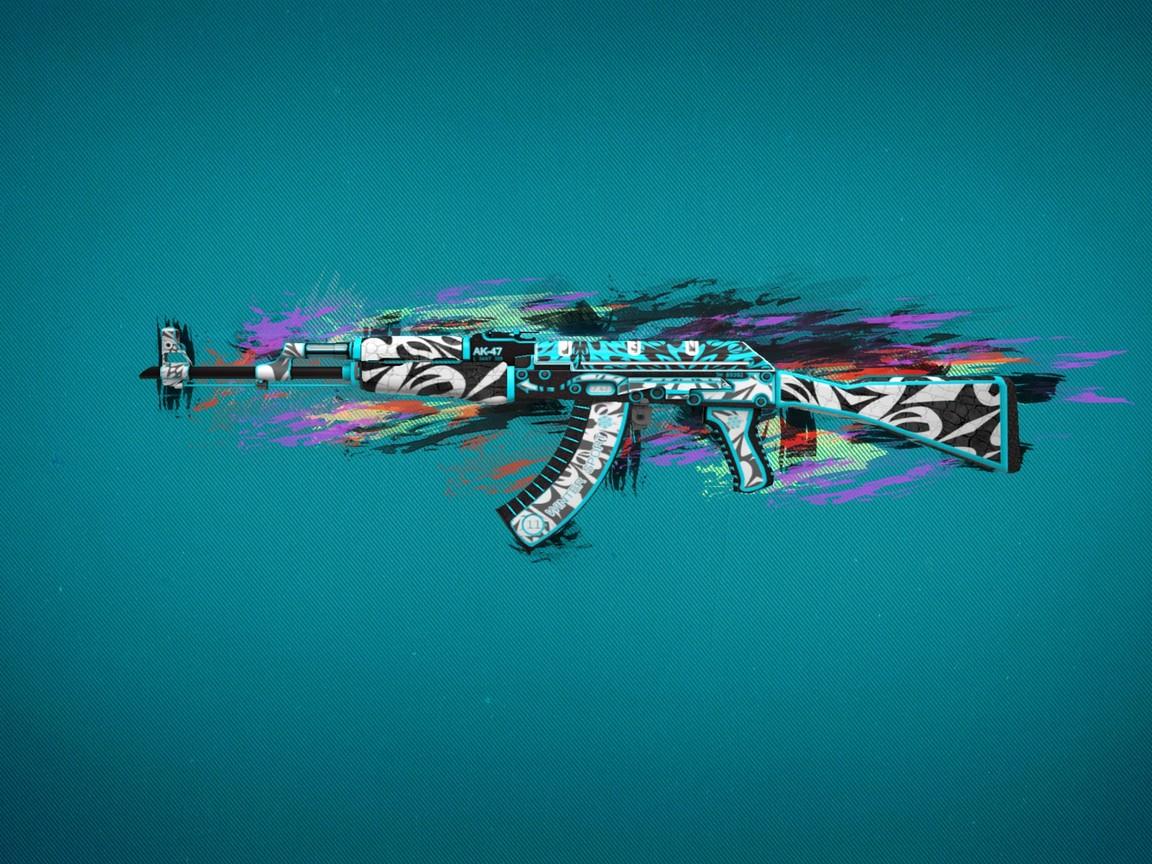 Ak47 Colorful Art Resolution HD 4k Wallpapers