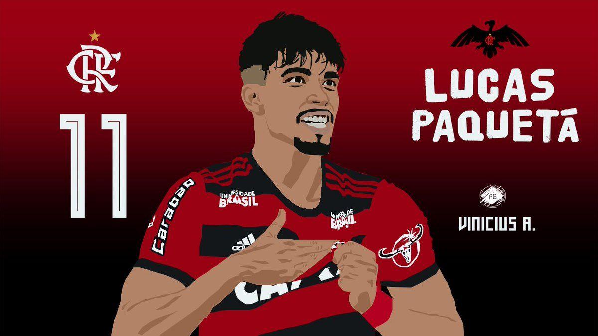 arte do Lucas Paquetá. trabalho minucioso que demorou dois dias pra