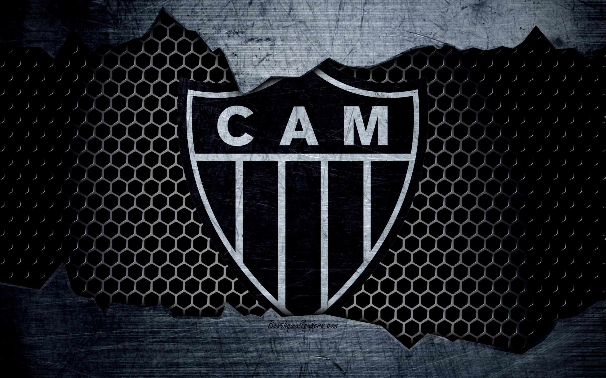 Download wallpapers Atletico Mineiro, 4k, Serie A, logo, grunge