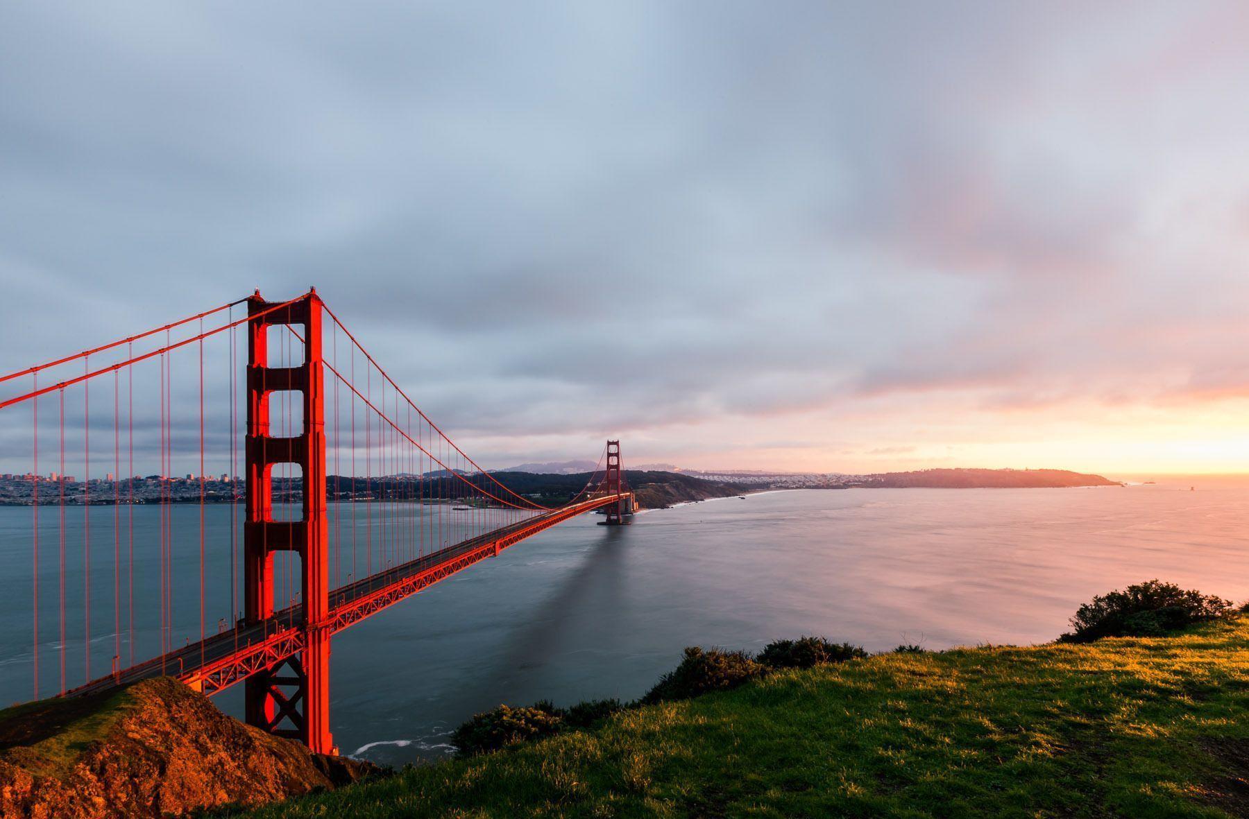 golden gate bridge lovely iphone wallpapers