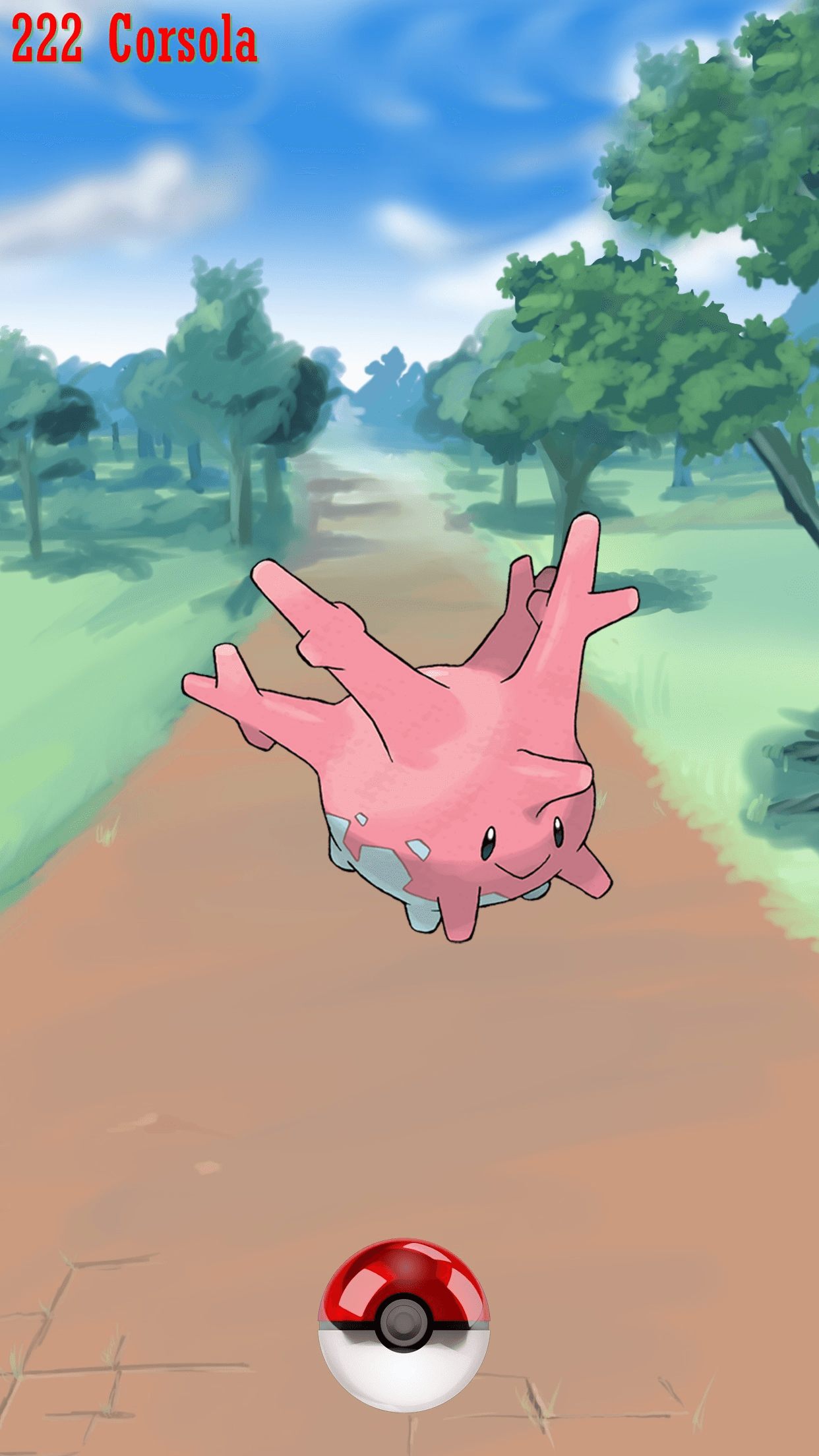 222 Street Pokeball Corsola