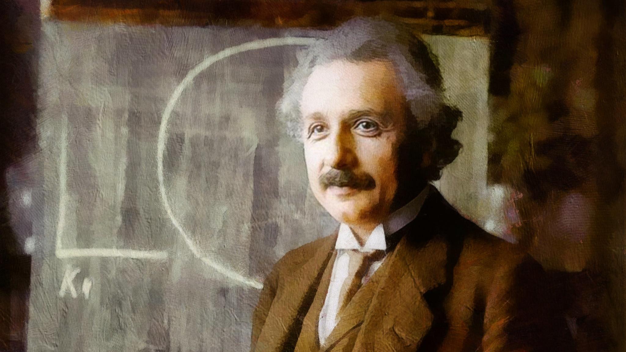 Pictures Albert Einstein Men Celebrities Painting Art