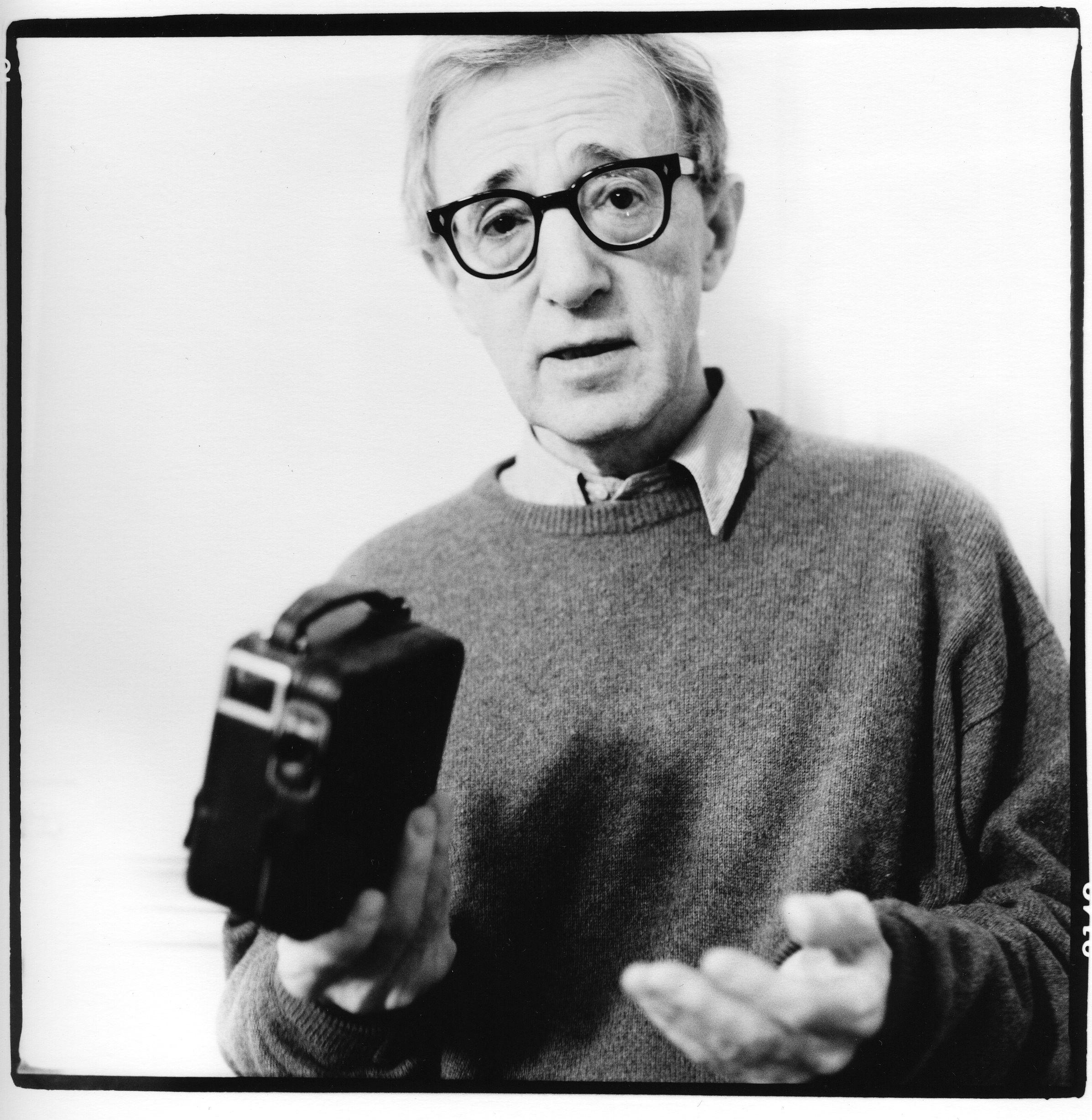 men, Film Directors, Actor, Woody Allen, Monochrome, Glasses