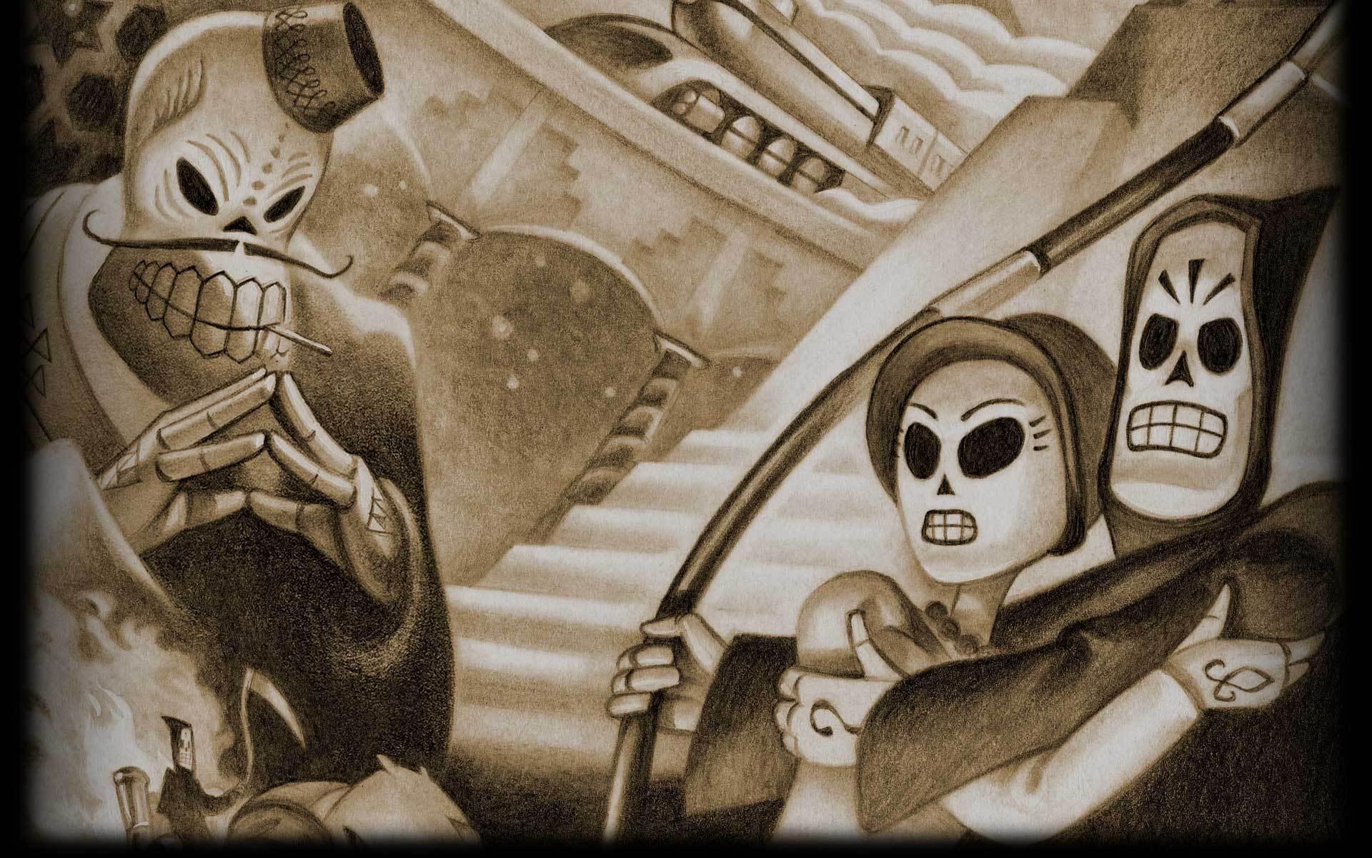 High Resolution Wallpapers grim fandango remastered