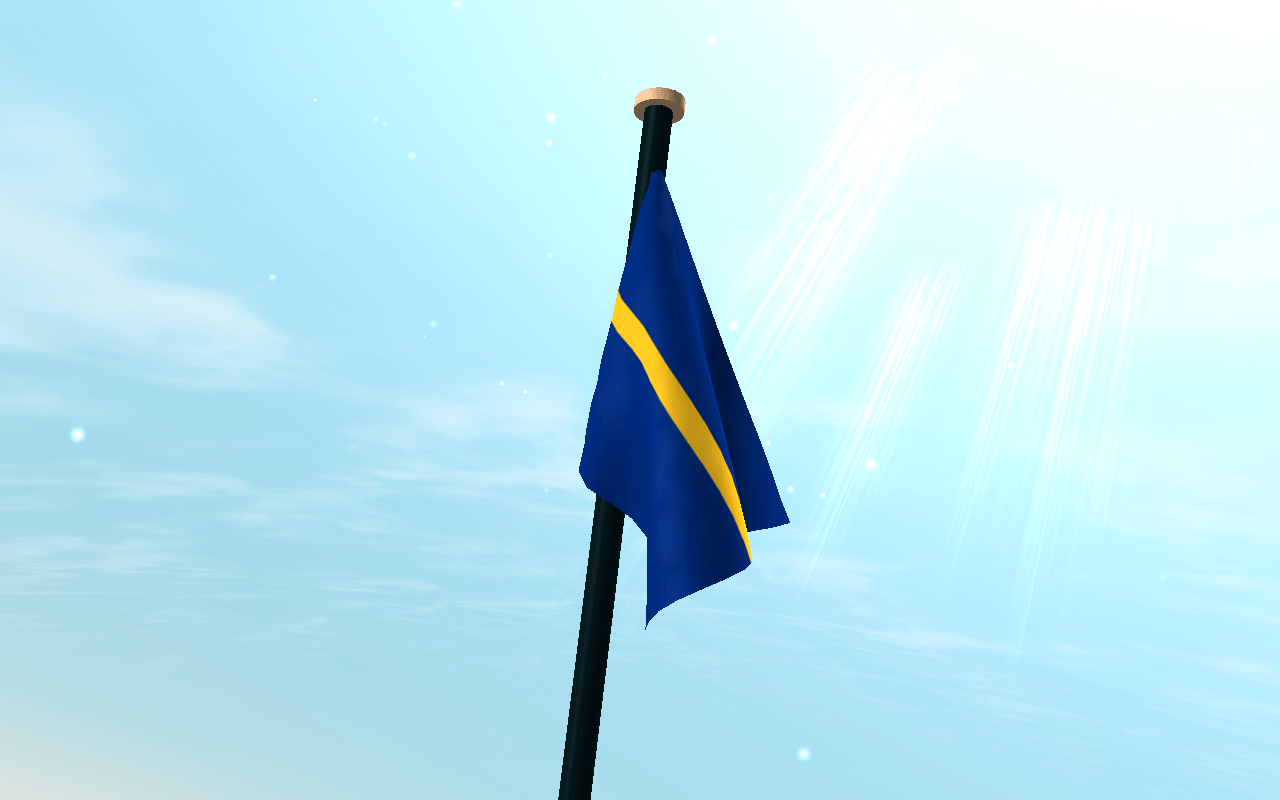 Nauru Flag 3D Live Wallpapers