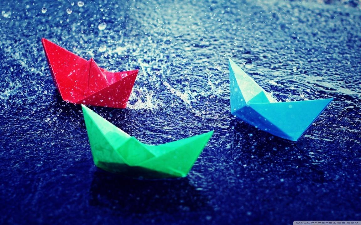 Paper Boats Rain wallpapers