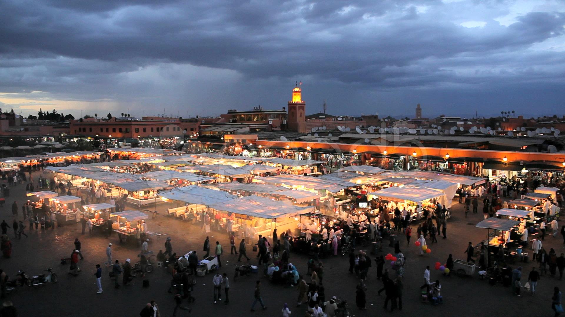 Evening in Djemaa el