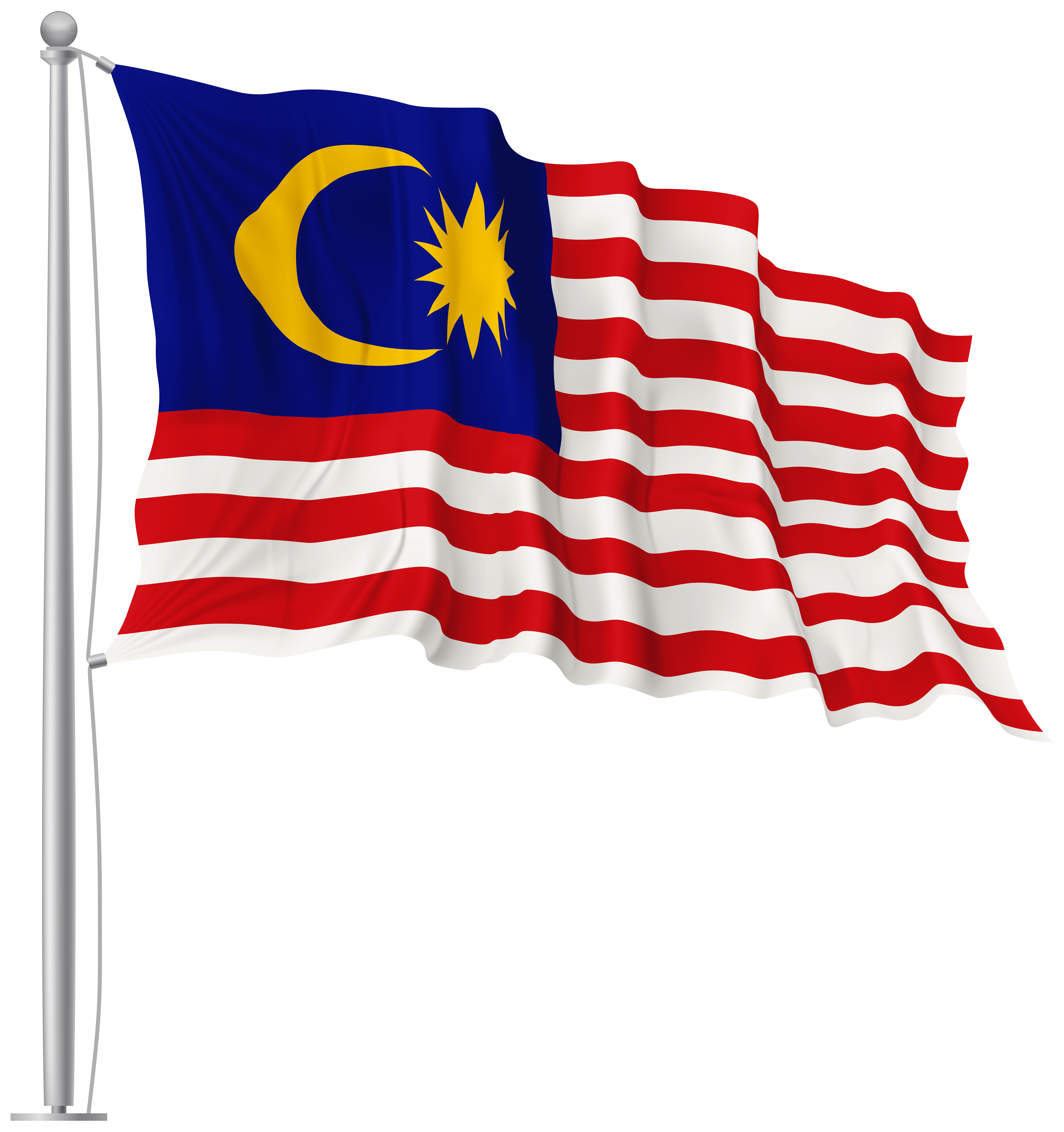 Malaysia Waving Flag Image