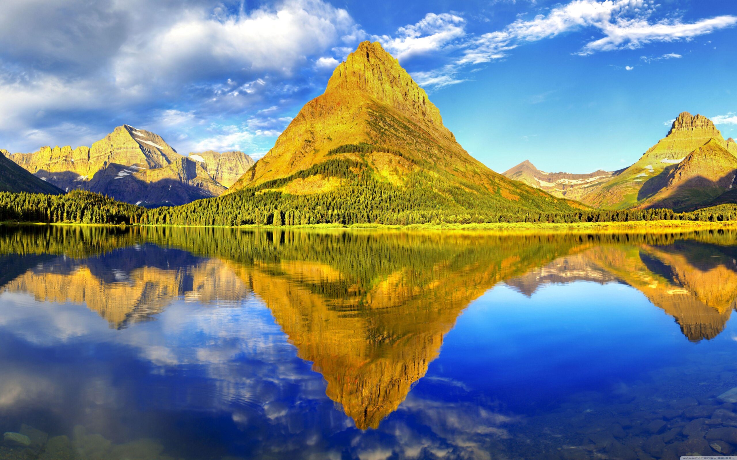 Glacier National Park Panorama HD desktop wallpapers : High