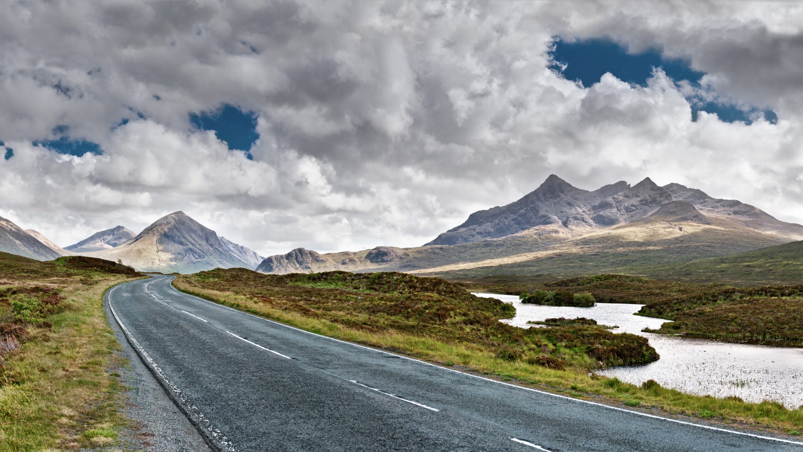 Wallpapers Isle of Skye, Scotland, Europe, road, mountain, travel, 8k