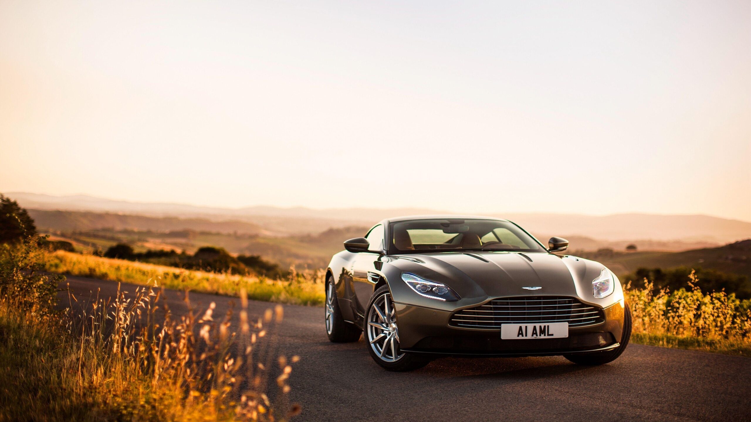 Download Wallpapers Aston martin, Db11, Front view 4K