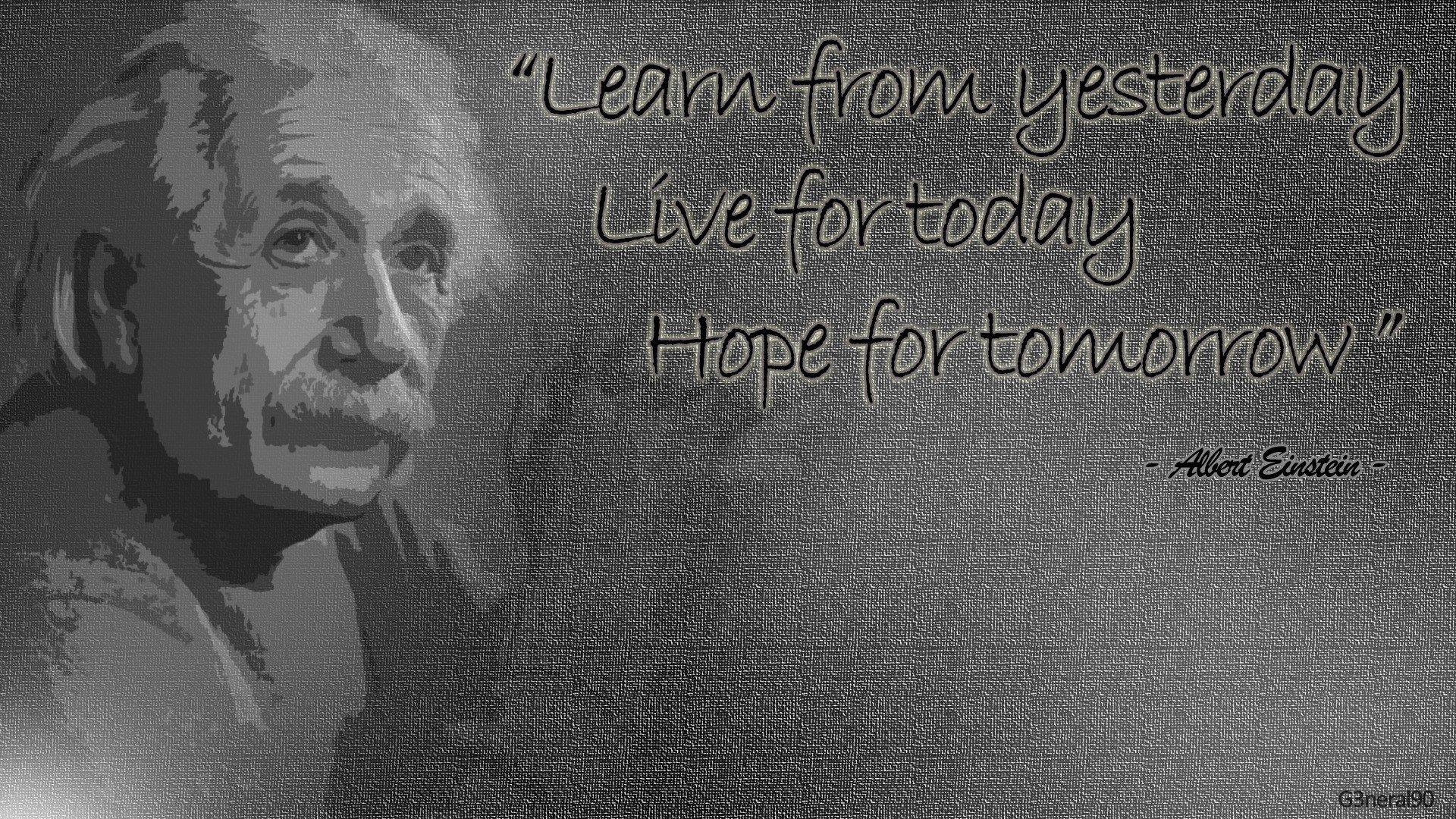 White quotes Albert Einstein wallpapers