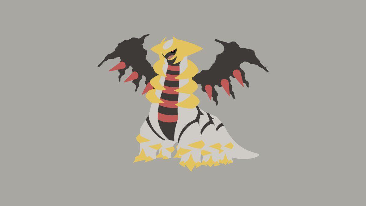 Minimalistic Wallpaper: Giratina