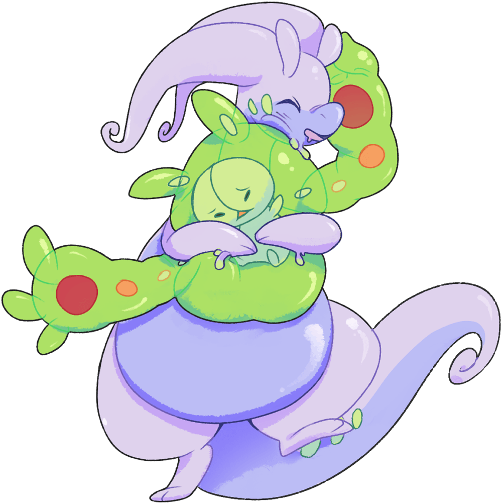 Goodra and Reuniclus!