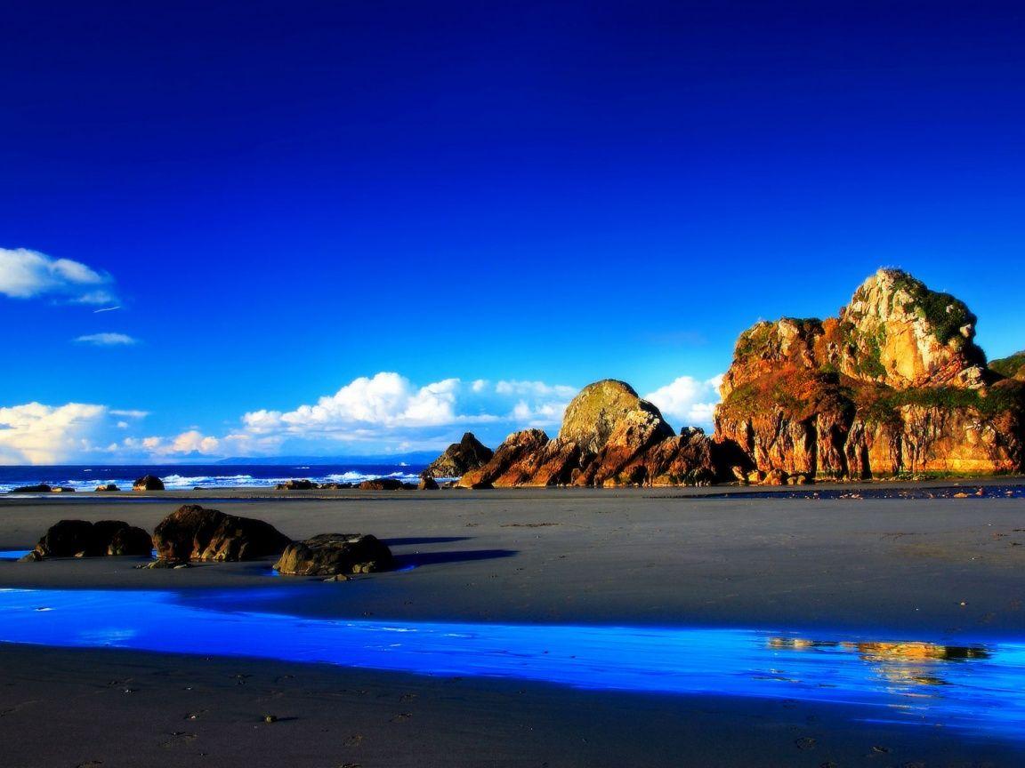 Rocky beach hd Wallpapers