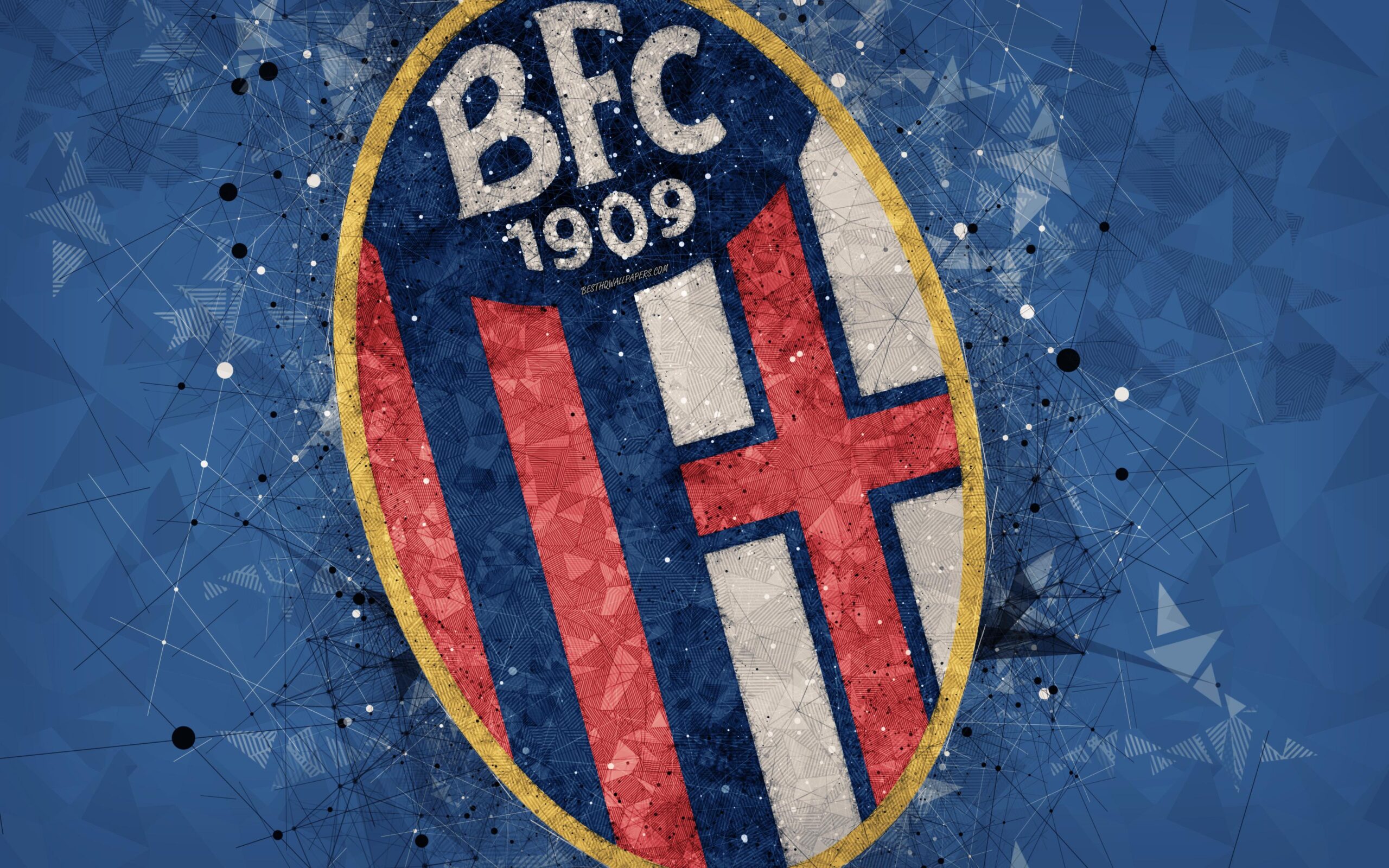 Download wallpapers Bologna FC, 4k, Italian football club, creative