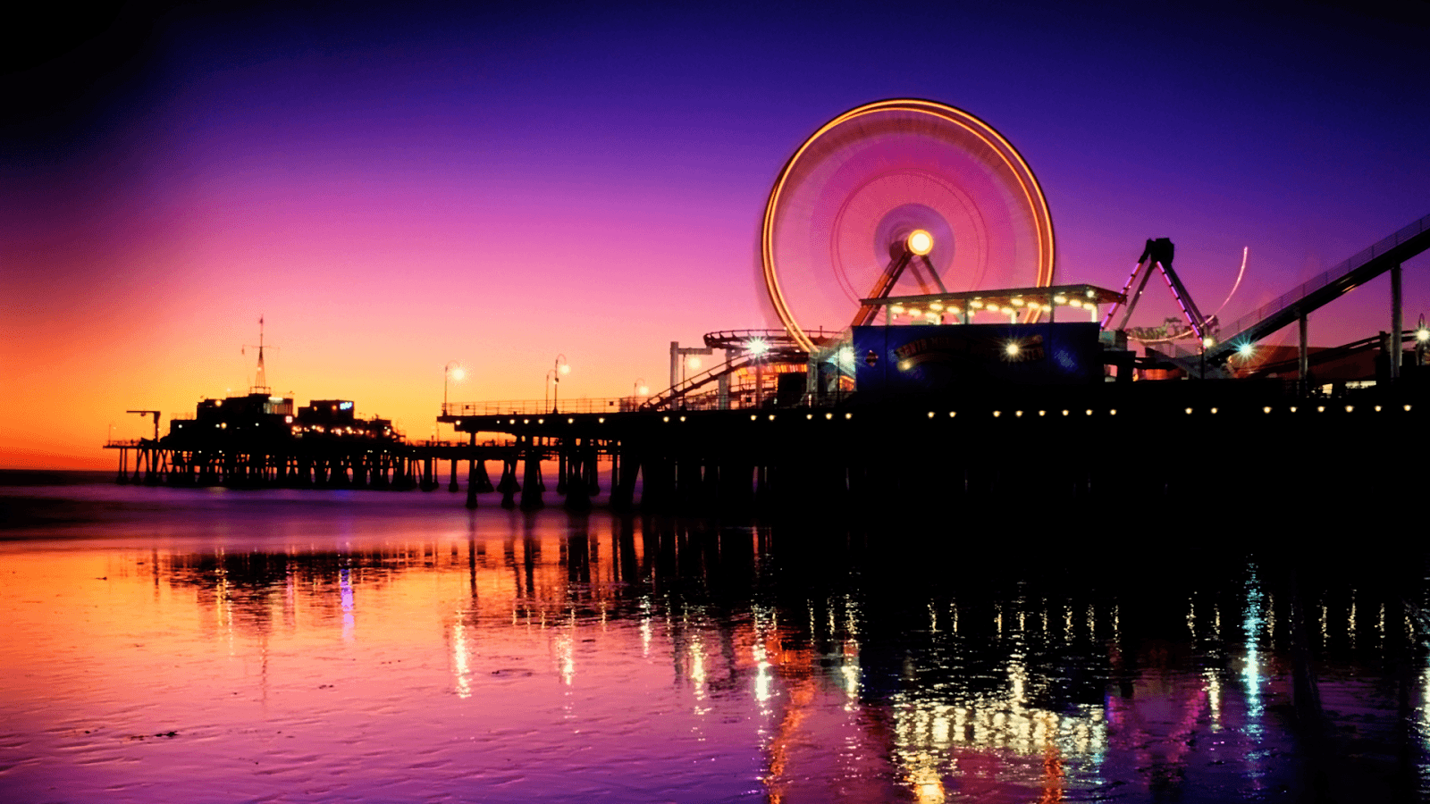 px Santa Monica Pier Wallpapers