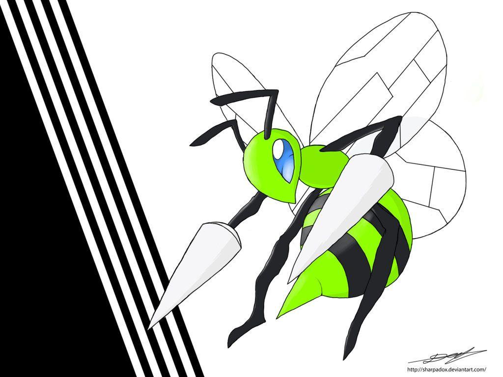 Shiny Beedrill by Sharpadox