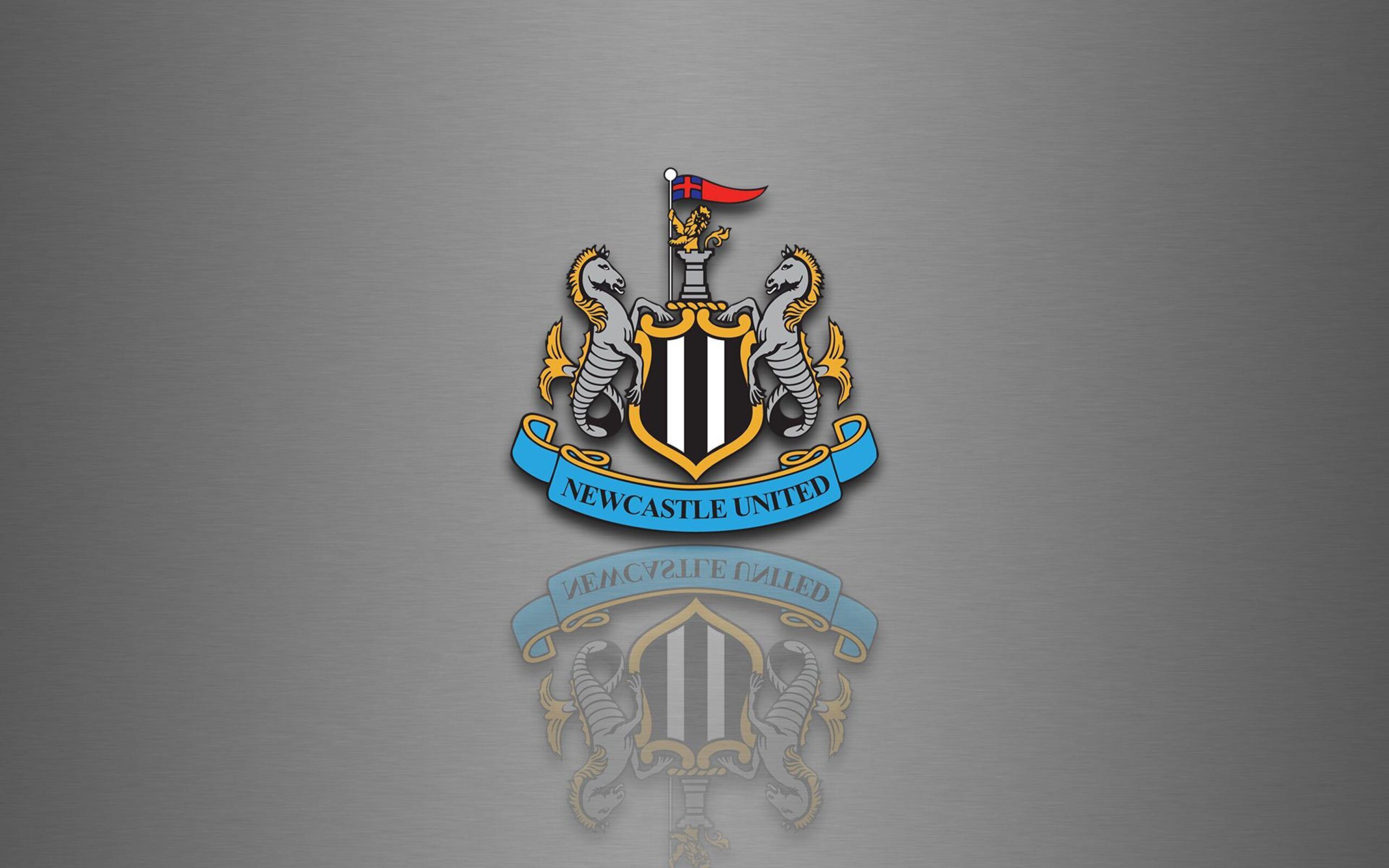 HD Backgrounds Newcastle United Logo Football Club Silver