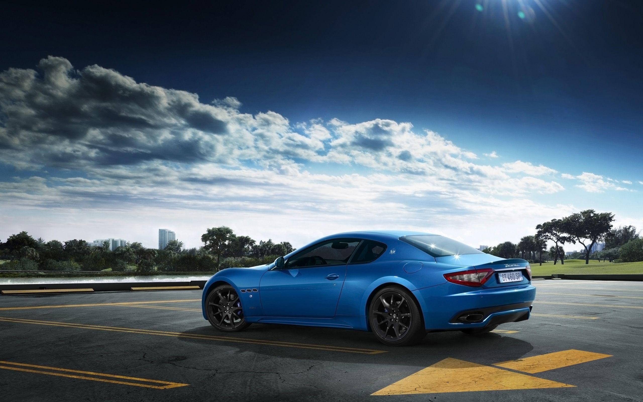 2014 Maserati GranTurismo Sport Blue Wallpapers