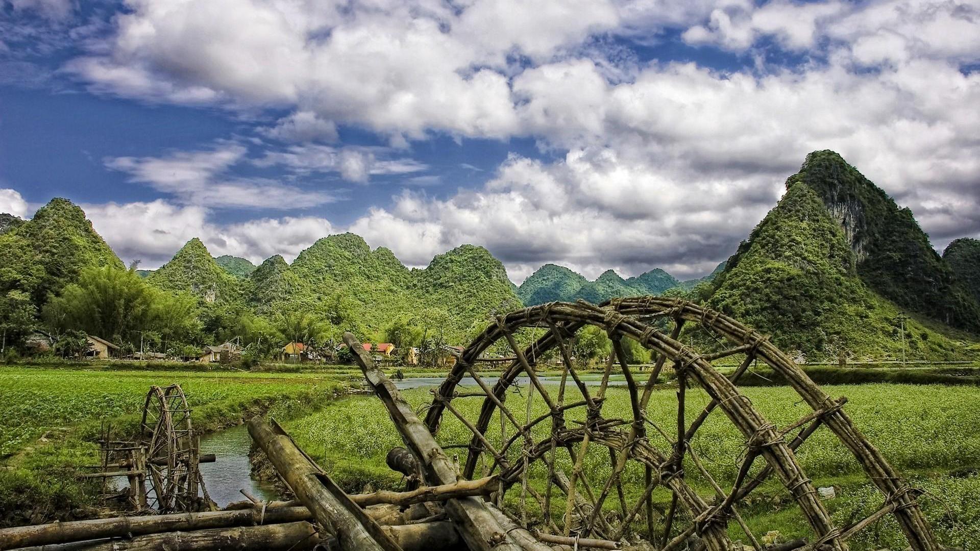 Vietnam Village World Village in vietnam HD Wallpapers, Desktop