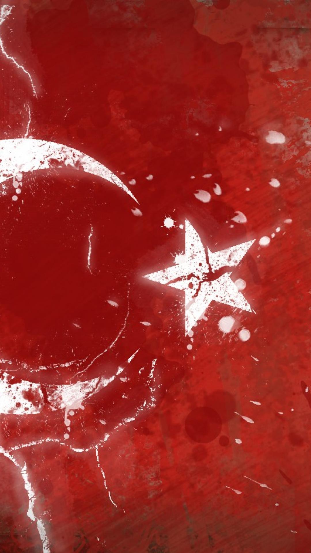 Political digital art turkish flag wallpapers