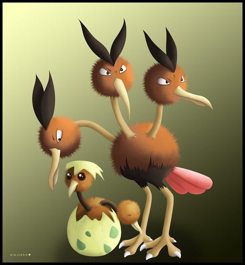 Doduo and Dodrio by Ninjendo