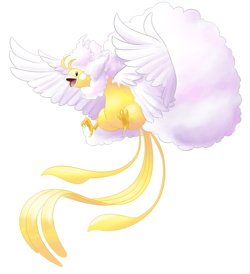 Spooky Sweet Spectacle: Shiny Mega Altaria by DemonicSugarcube on