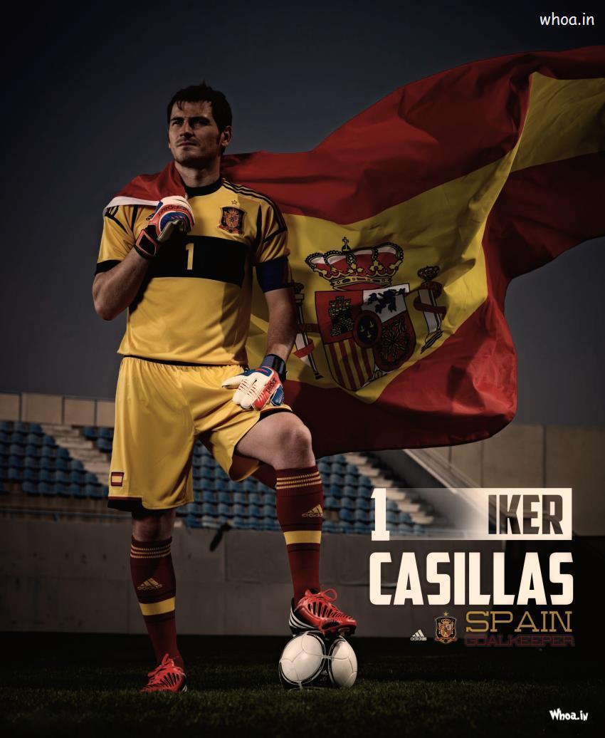 Iker Casillas In Orange T