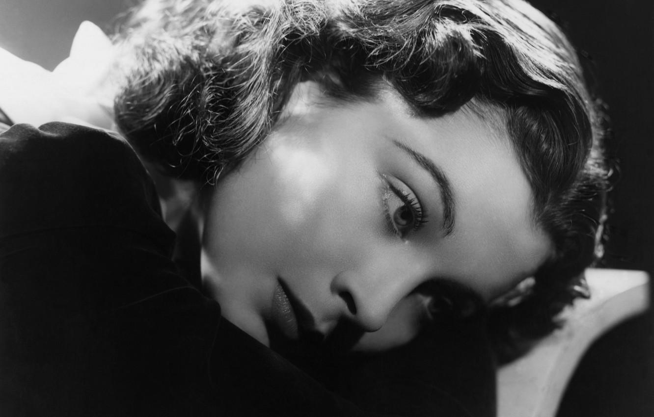 Wallpapers movies, black and white, actress, Vivien Leigh, Vivien