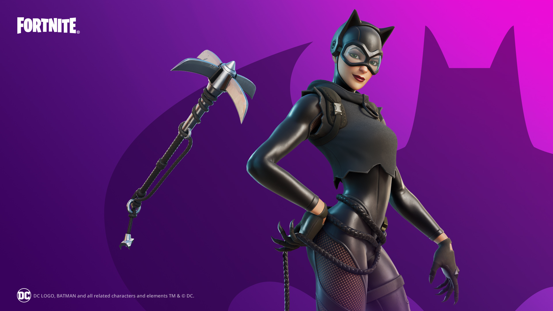 Catwoman Zero Fortnite wallpapers