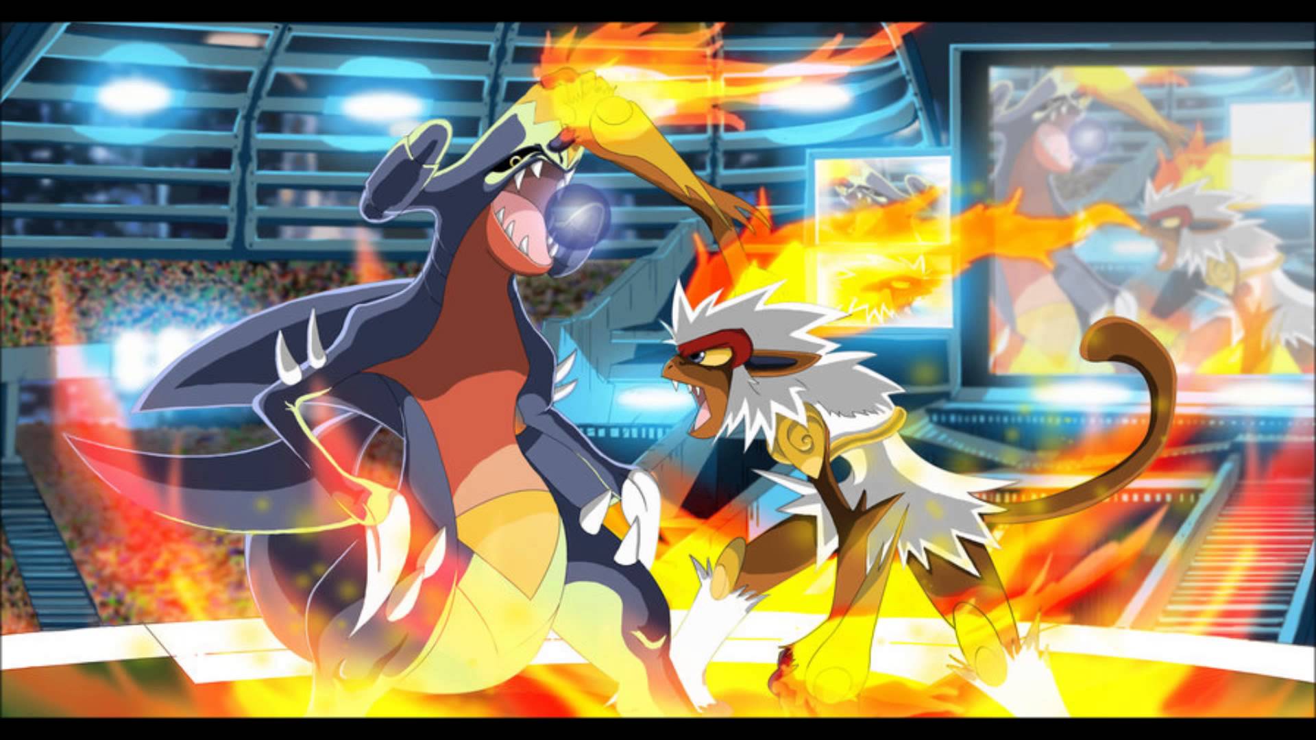 Pokemon Garchomp Vs. Infernape